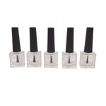 Imagen de Frasco Vidrio Esmalte 10 ml con Pincel Pack x5