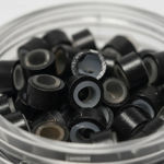 Imagen de Microring con Silicona Negra 100 unidades Beauty Style