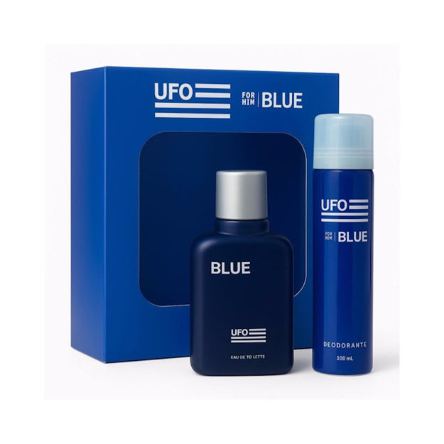 Imagen de UFO For Him Blue Edition Edt 50 ml + Desodorante 100 ml