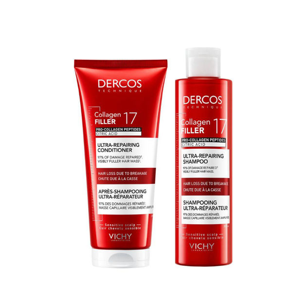 Imagen de Pack Reparador Dercos Vichy Collagen 17 30% off