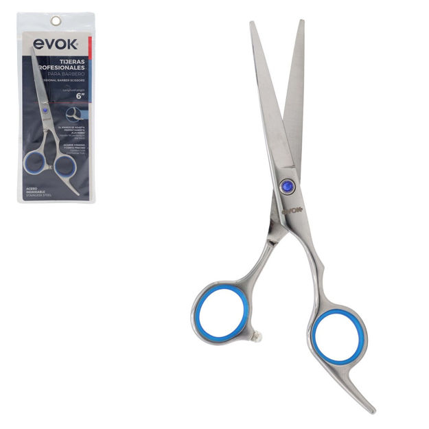 Imagen de Tijera Profesional para Barberia Evok 6