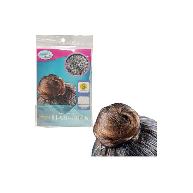 Imagen de Malla para Moño Beauty Style 3 u Negra