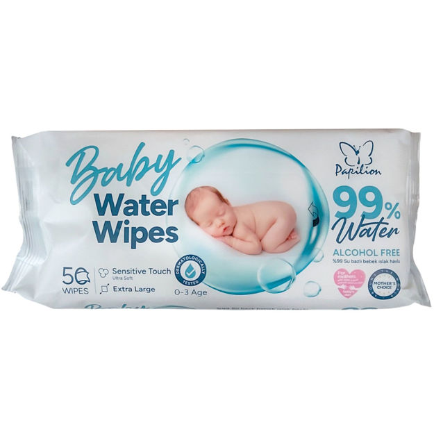 Imagen de Toallitas Humedas Baby Papilion 50 unidades