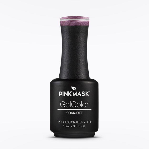 Imagen de Esmalte Semipermanente Pink Mask Gel Color Cat Eye 6