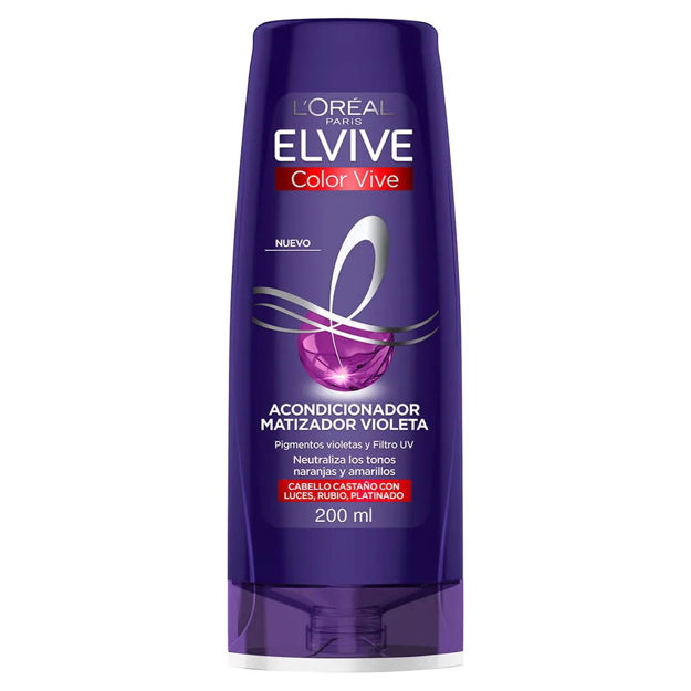 Imagen de Acondicionador Matizador Violeta Elvive Color Vive 200 ml
