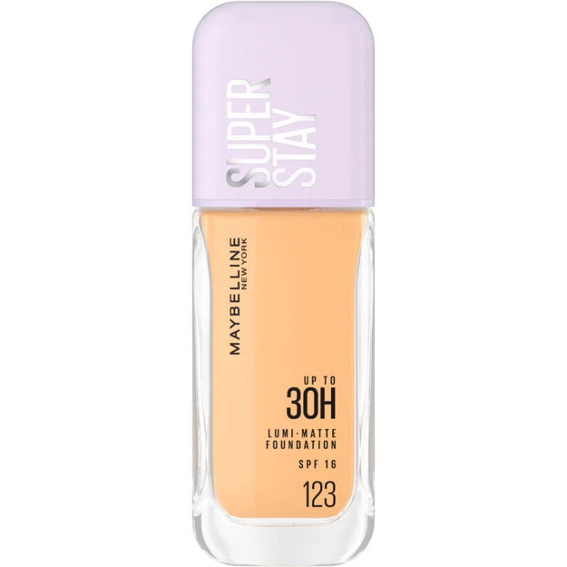 Imagen de Base Maybelline Superstay Lumi Matte N°123