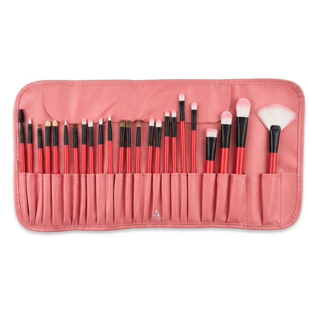 Imagen de Set de Brochas de Maquillaje 24 Piezas Colores Surtidos