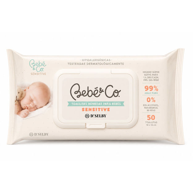 Imagen de Toallitas Húmedas para Bebé Dr. Selby 50 unidades