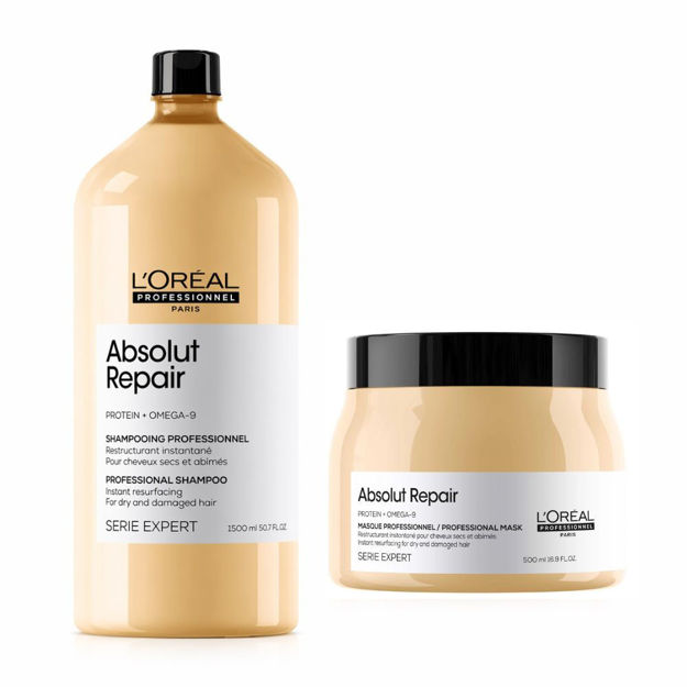 Imagen de Loreal Pro Absolut Repair Shampoo + Mascara