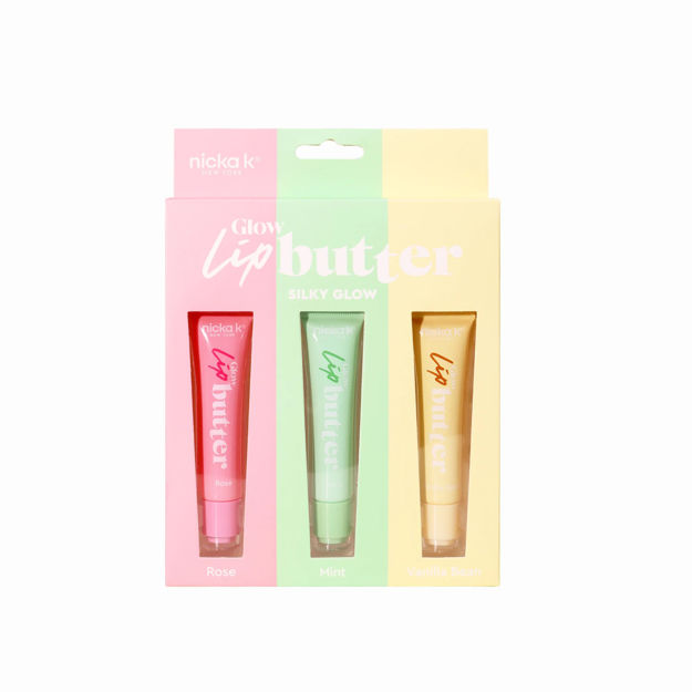 Imagen de Set de Balsamo Labial Nicka K Glow Silky Glow