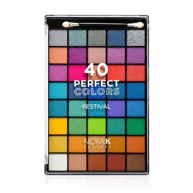 Imagen de Paleta de Sombras Nicka K 40 Perfect Colors Festival