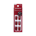 Imagen de Uñas Autoadhesivas Kiss Impress Red Velvet