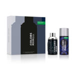 Imagen de Set Benetton Colors Man Black Edt 100 ml + Deo 150 ml