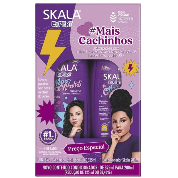 Imagen de Kit Shampoo + Acondicionador Skala Mais Cachinhos