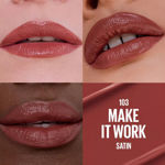 Imagen de Labial Maybelline Serum Lipstick Satin N°103 Make It Work