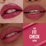 Imagen de Labial Maybelline Serum Lipstick Satin N°108 Fit Check