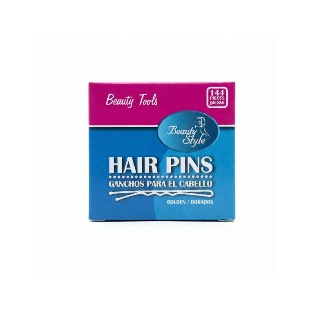 Imagen de Ganchos para Cabello Pequeños Dorado Beauty Style 144 u