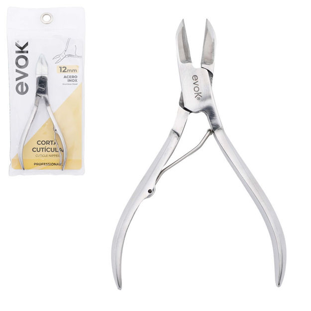 Imagen de Corta Cuticula Evok Acero Inoxidable 12 mm NC-1170B