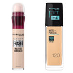 Imagen de Pack Maybelline Base 120 + Corrector Instant Age Eraser 110