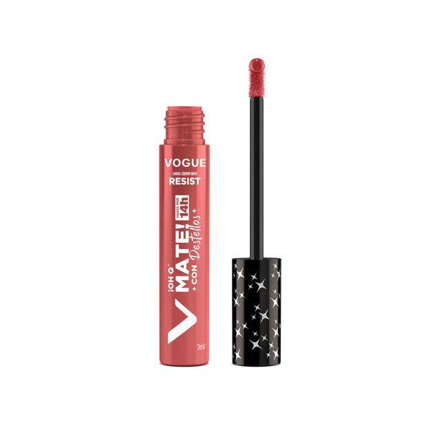 Imagen de Labial Liquido Vogue Resist Oh Q Mate Fugaz